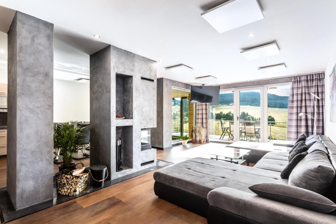 Wellness Villa Klinovec Views Loučná pod Klínovcem Bagian luar foto