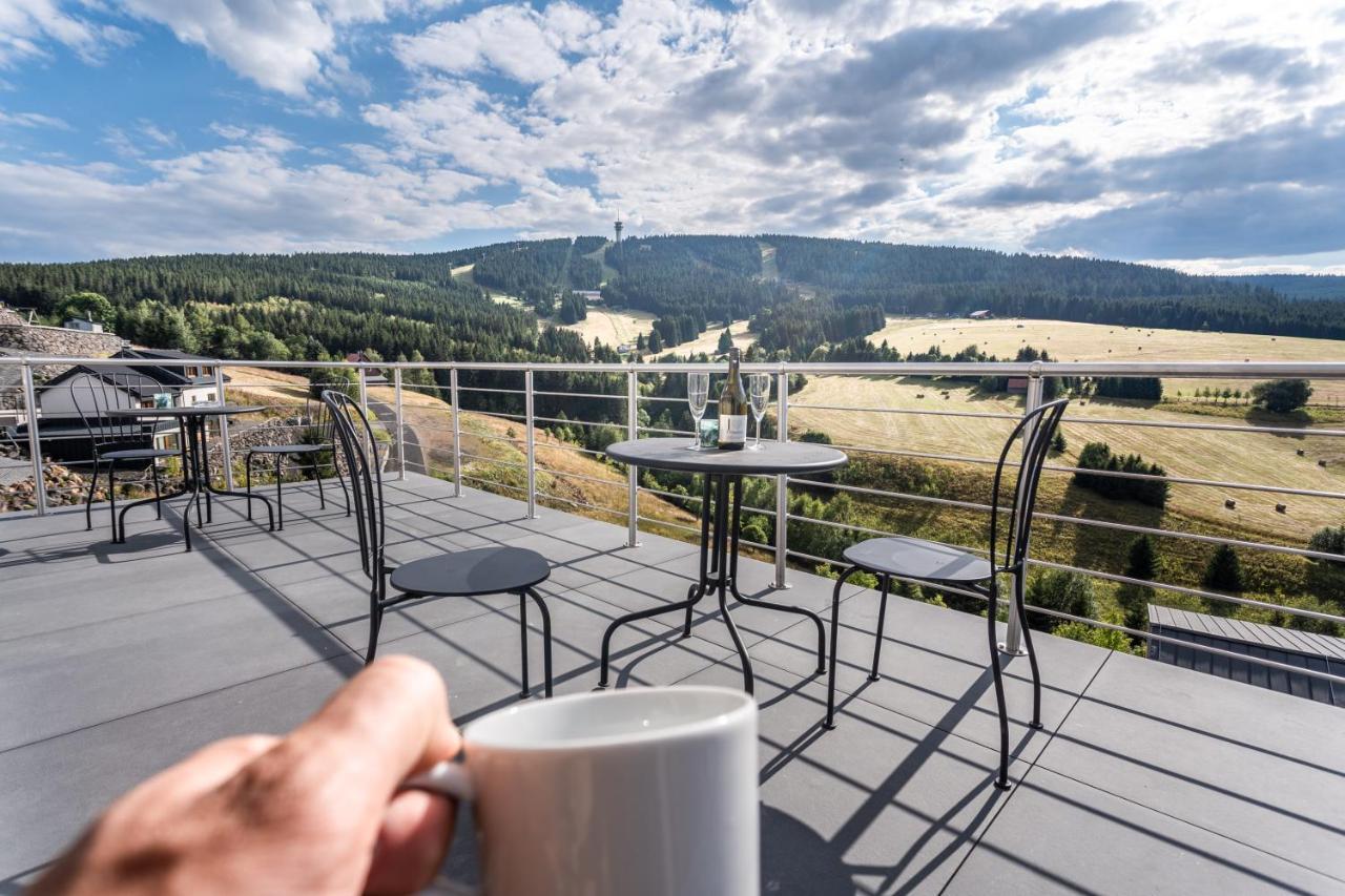 Wellness Villa Klinovec Views Loučná pod Klínovcem Bagian luar foto