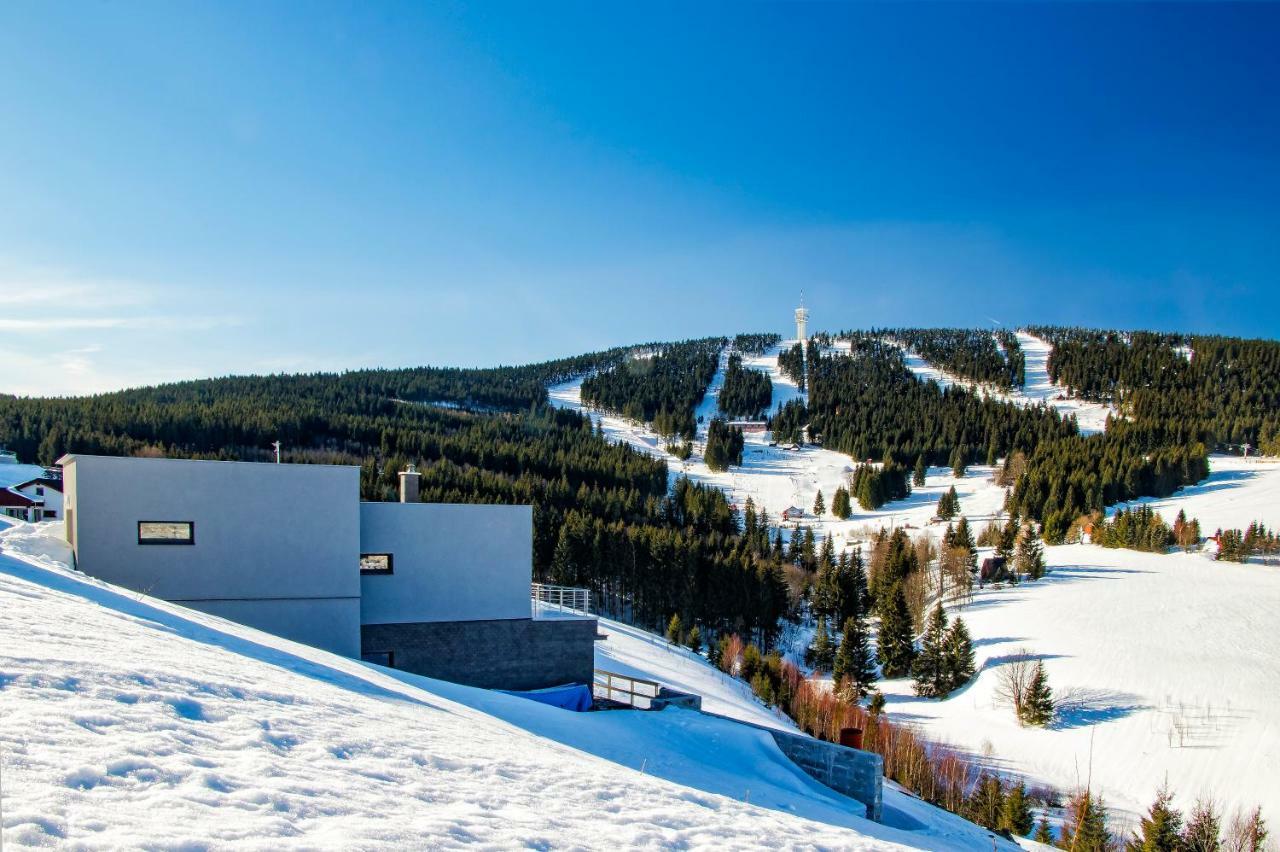 Wellness Villa Klinovec Views Loučná pod Klínovcem Bagian luar foto